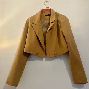 Missguided cropped blazer